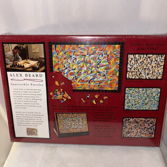 Alex Beard Impossible Puzzles “Abstract” ~ 315 piece Jigsaw Puzzle #8791 NEW - Picture 4 of 5